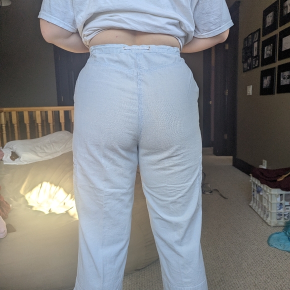 Lauren Denim Co. Capris size 12 light blue - Picture 9 of 10